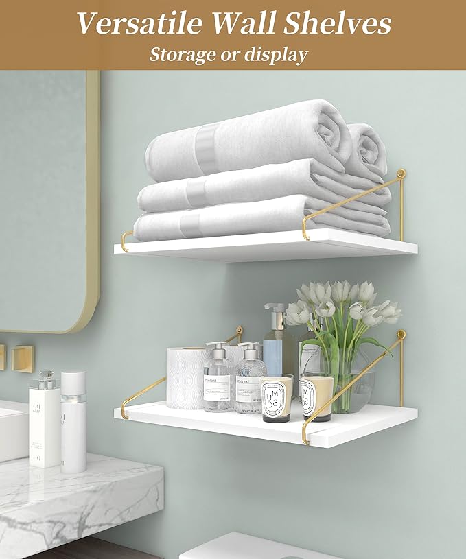Afuly 12 Inch Deep Floating Shelves