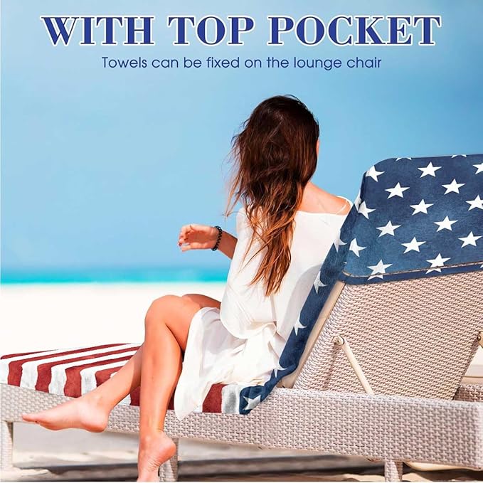 Irisbell Lounge Chair Towel Cover
