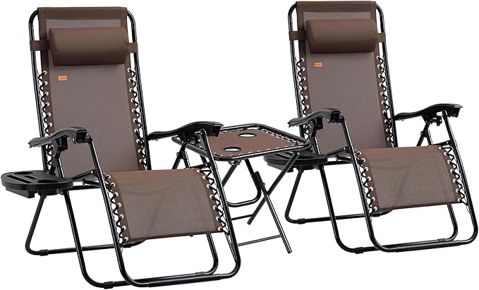 Outsunny Zero Gravity Chair Set