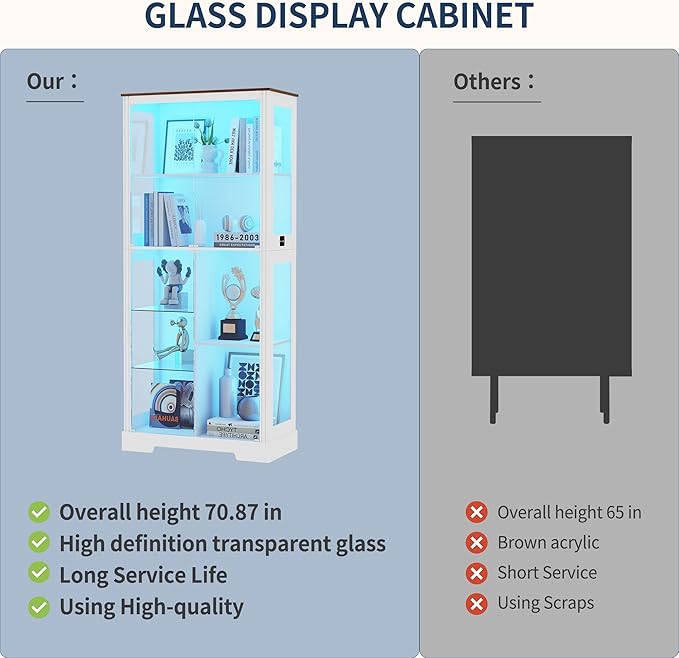 HNEBC 71'' Display Cabinet