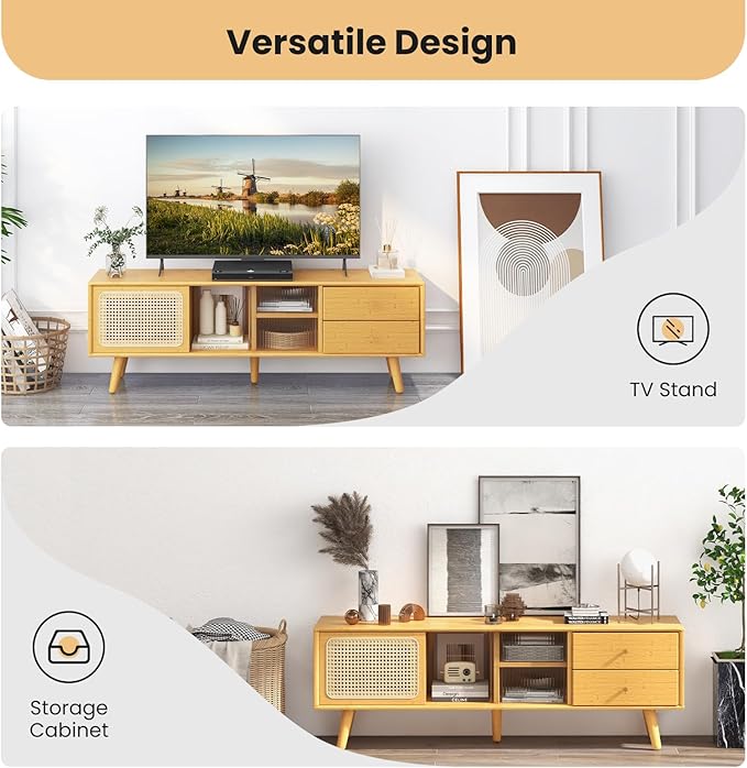Giantex Mid Century Modern TV Stand