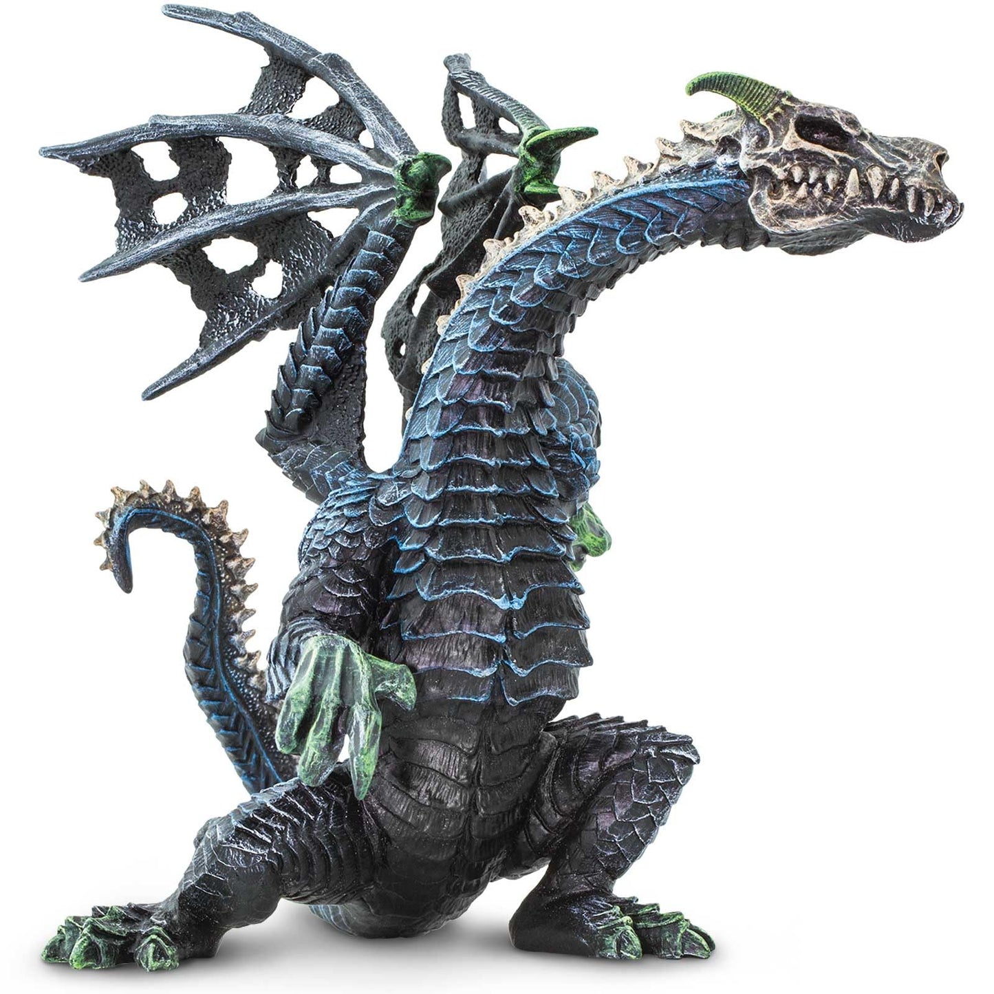 Safari Ltd. Ghost Dragon Figurine - Detailed 5.75" Model Figure - Fun Spooky Fantasy Play Toy for Boys, Girls & Kids Ages 4+