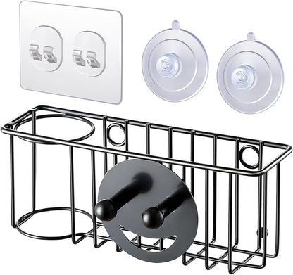 3-IN-1 Multiuse Sponge Holder for Kitchen Sink, Sponge Caddy for Scrub