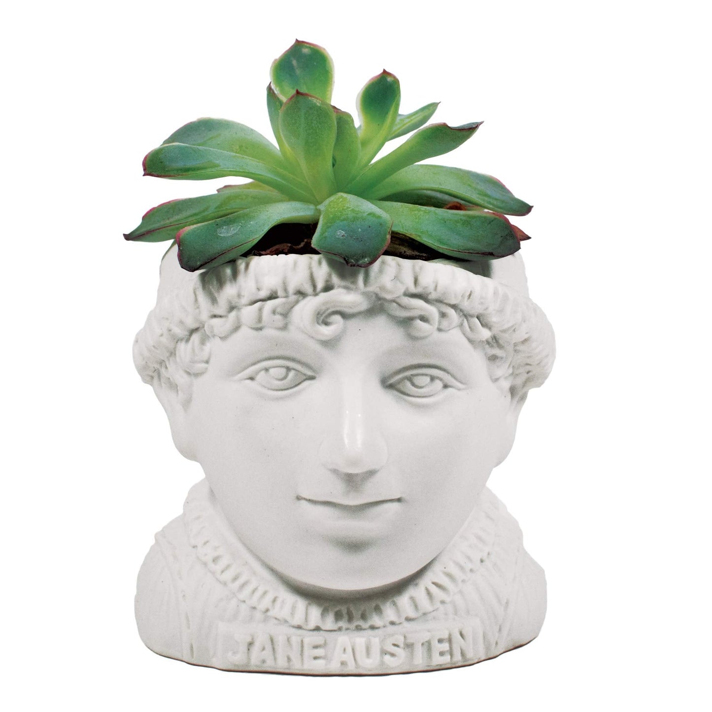 The Unemployed Philosophers Guild Jane Austen Bust Ceramic Planter