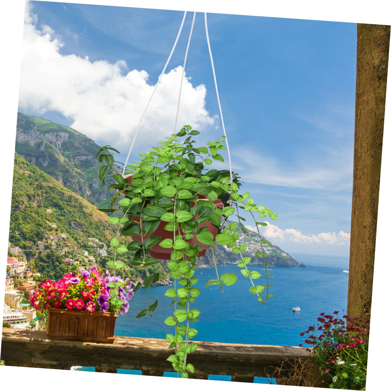 Garneck 20pcs Hanging Flower Pot Hangers Hooks for Indoor and Outdoor Use Stylish Planter Holder for Gardens Balconies and Living Rooms Elegant Design for Pothos and Plants