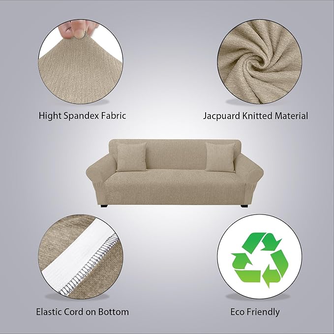 Sofa Slipcover with 2 Pillow Cover