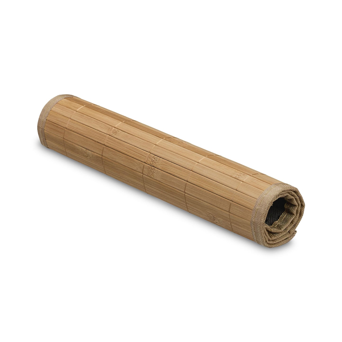Relaxdays Table Set of 6 Place Mats, Bamboo, 6 Non-Slip Placemats, Washable, 30 x 45 cm, Natural Brown, Wood, 30 x 45 x 0.3 cm