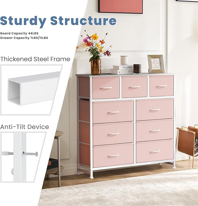 DUMOS Dresser for Bedroom, Storage Organizer