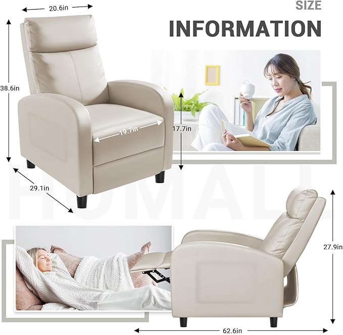 Homall Recliner Chair, Recliner Sofa