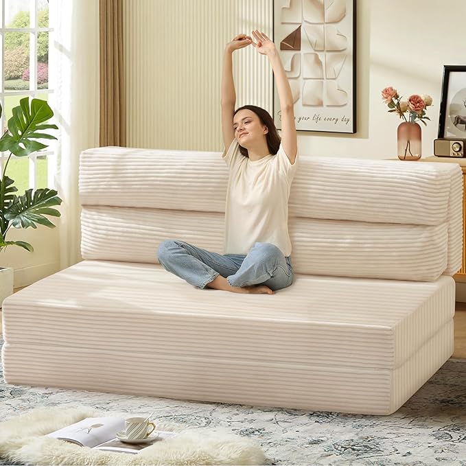 JUIKURY Folding Sofa Bed, Convertible Sleeper Chair