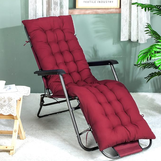 Bucherry 67 x 19 Inch Chaise Lounge Cushions Soft Lounge Chair Cushion Gravity