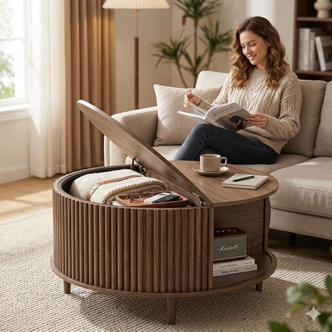 JOINICE, Round Coffee Table