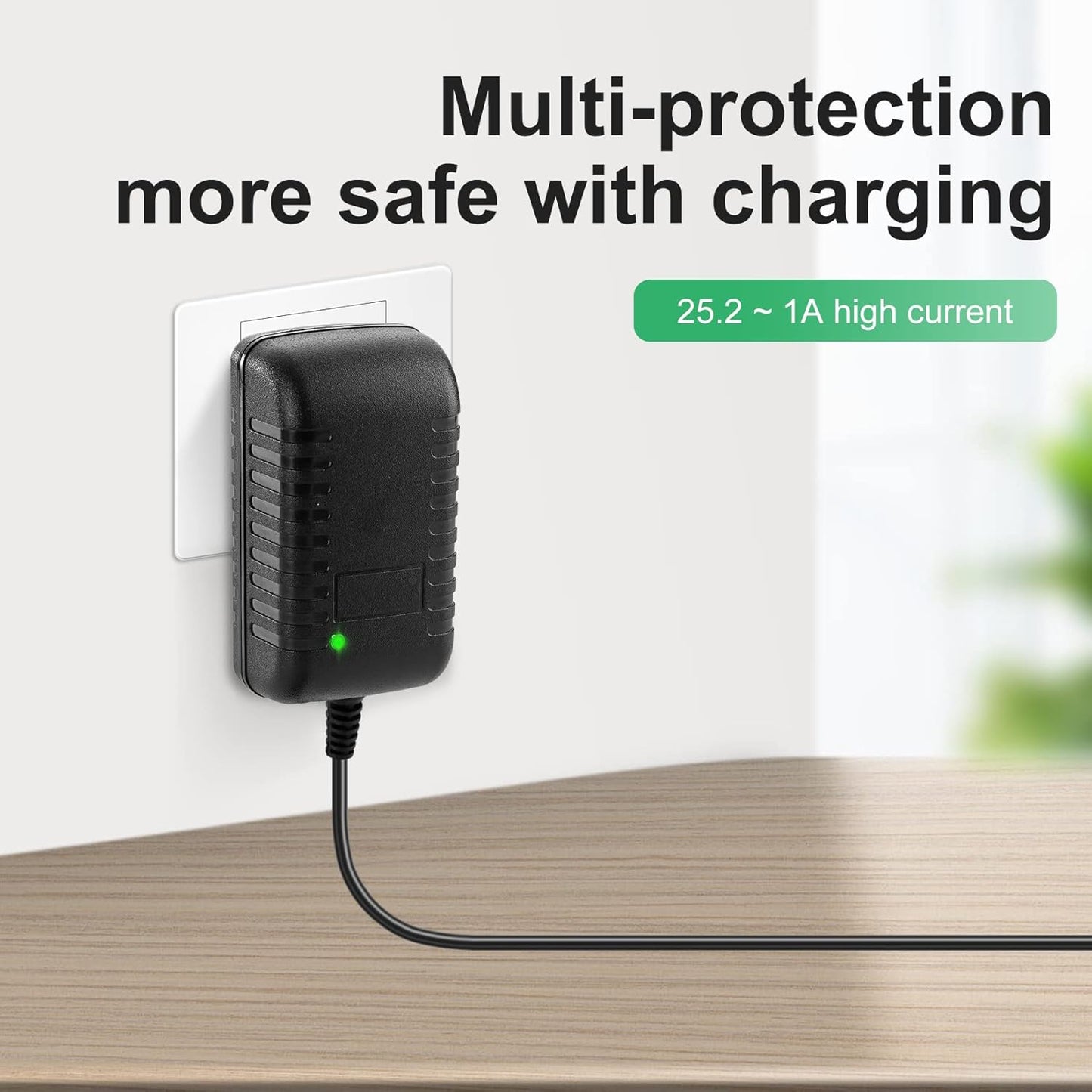 Massage Gun Charger 24V ~ 25.2V 1A Charger for 24V..