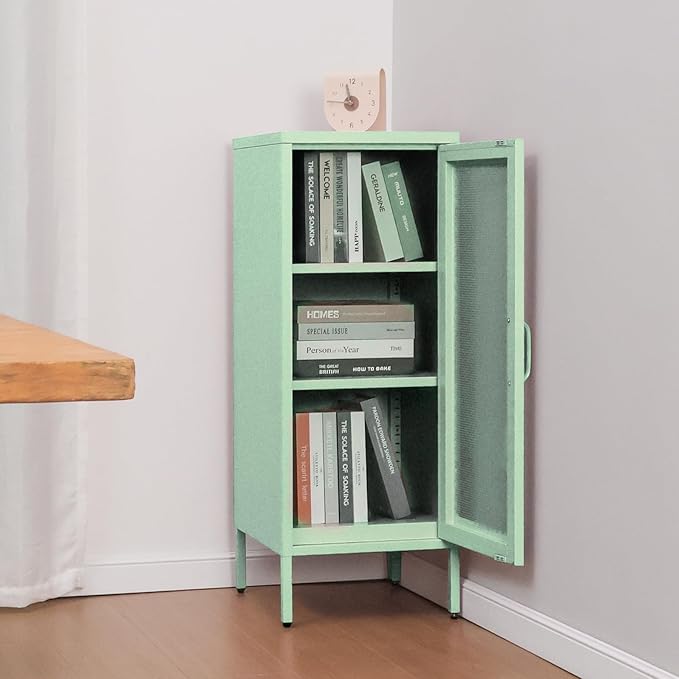 Slim Metal Storage Cabinet