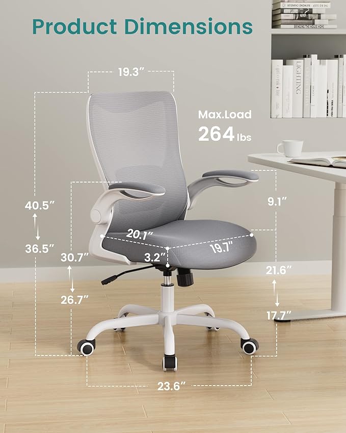 MUXX.STIL Office Chair, Ergonomic Desk Chair