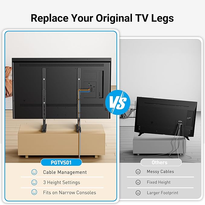 PERLESMITH Universal TV Stand Mount