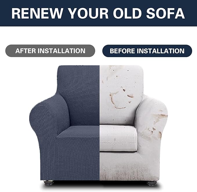 Cupuamon 2026 New Stretch Chair Sofa Slipcovers Couch Cover