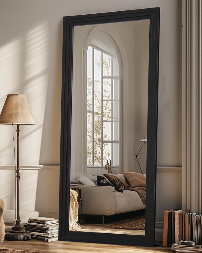 Full Length Mirror, Oversized Stand Up Mirrors Large Wall Mirrors, Wall Mounted
