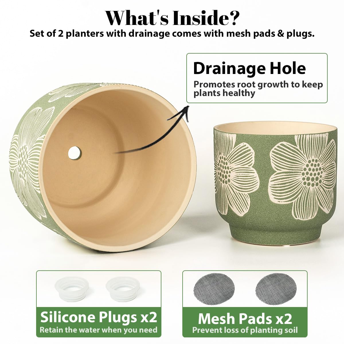 YBX YIBOXUAN Glazed Terracotta Pots and Sand Glazed Ceramic Pots