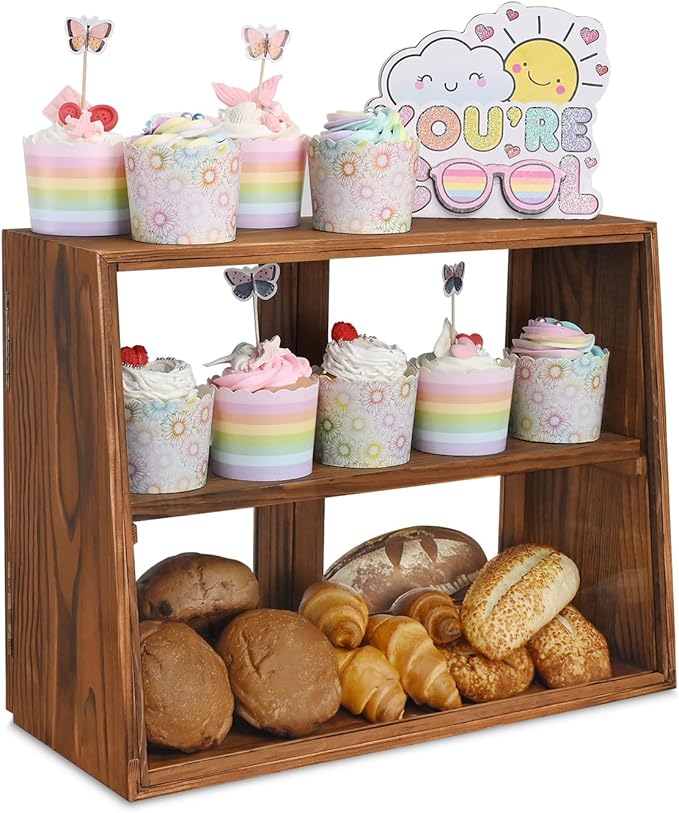 MOOCA Wood and Glass Display Case