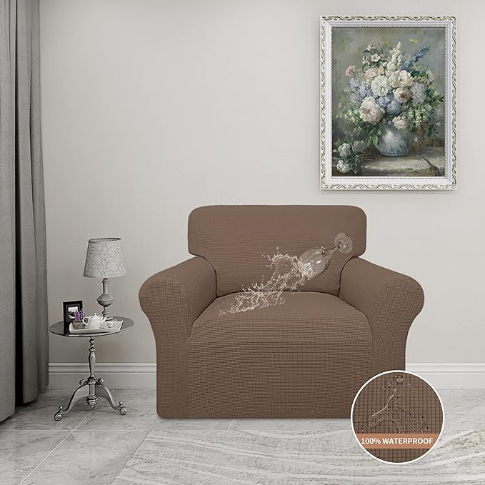 Easy-Going 100% Waterproof Chair Couch Cover, Dual Waterproof Sofa Cover