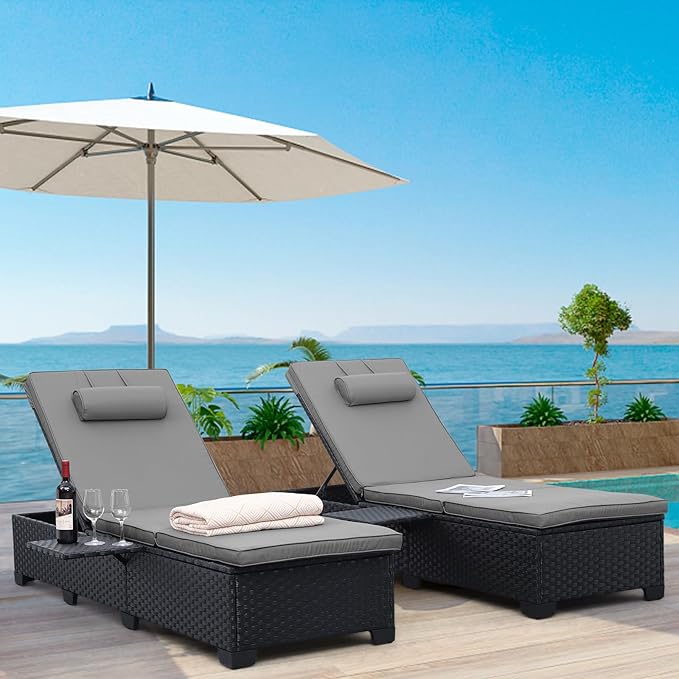 WAROOM Outdoor Chaise Lounge Chairs