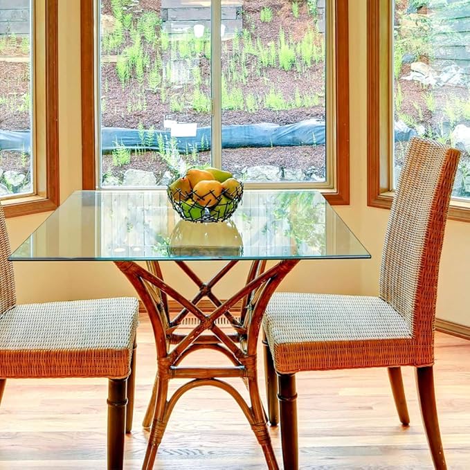 Dulles Glass 30 inch Square Glass Table Top
