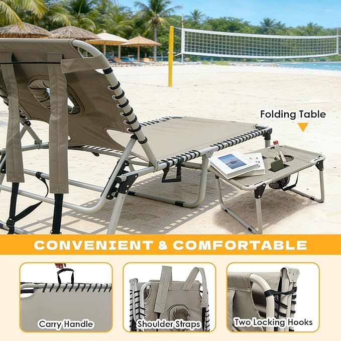 Backpack Sun Tanning Chair