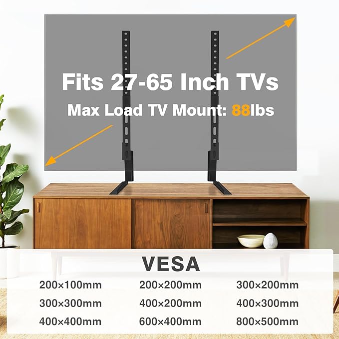 TAVR Universal Table Top TV Stand Mount
