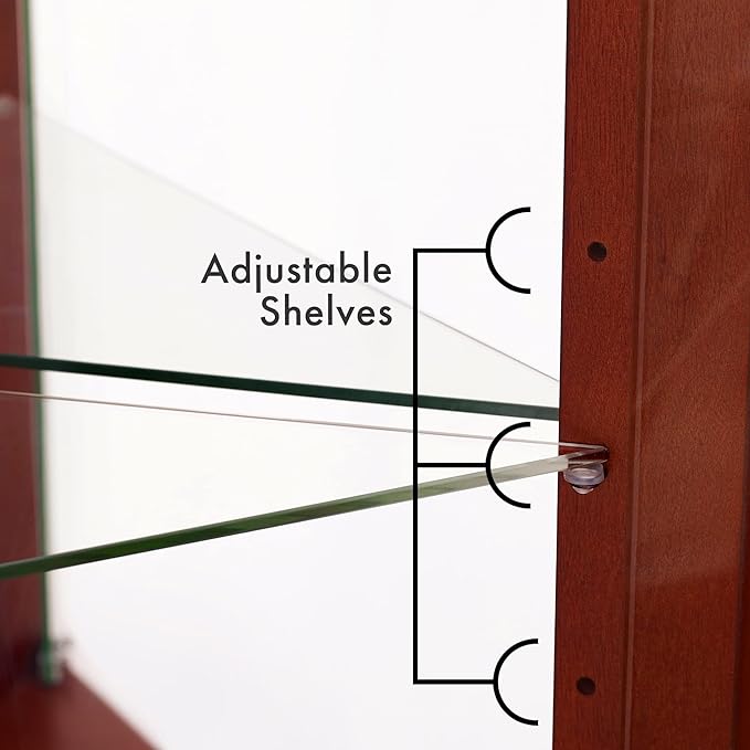 Glass Corner Display Cabinet