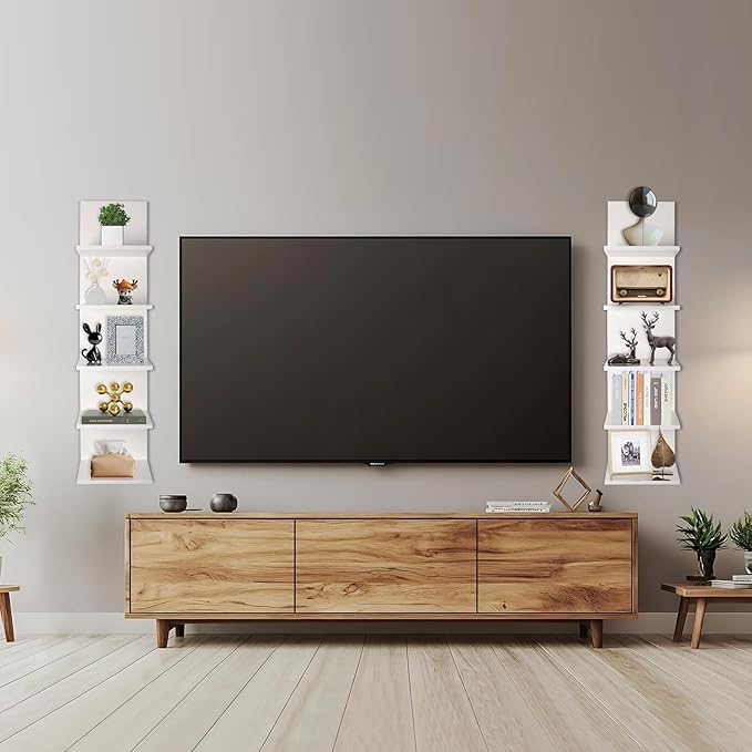 Homaterial 5 Tier Wall Shelf, Wall Mounted Shelves Unit