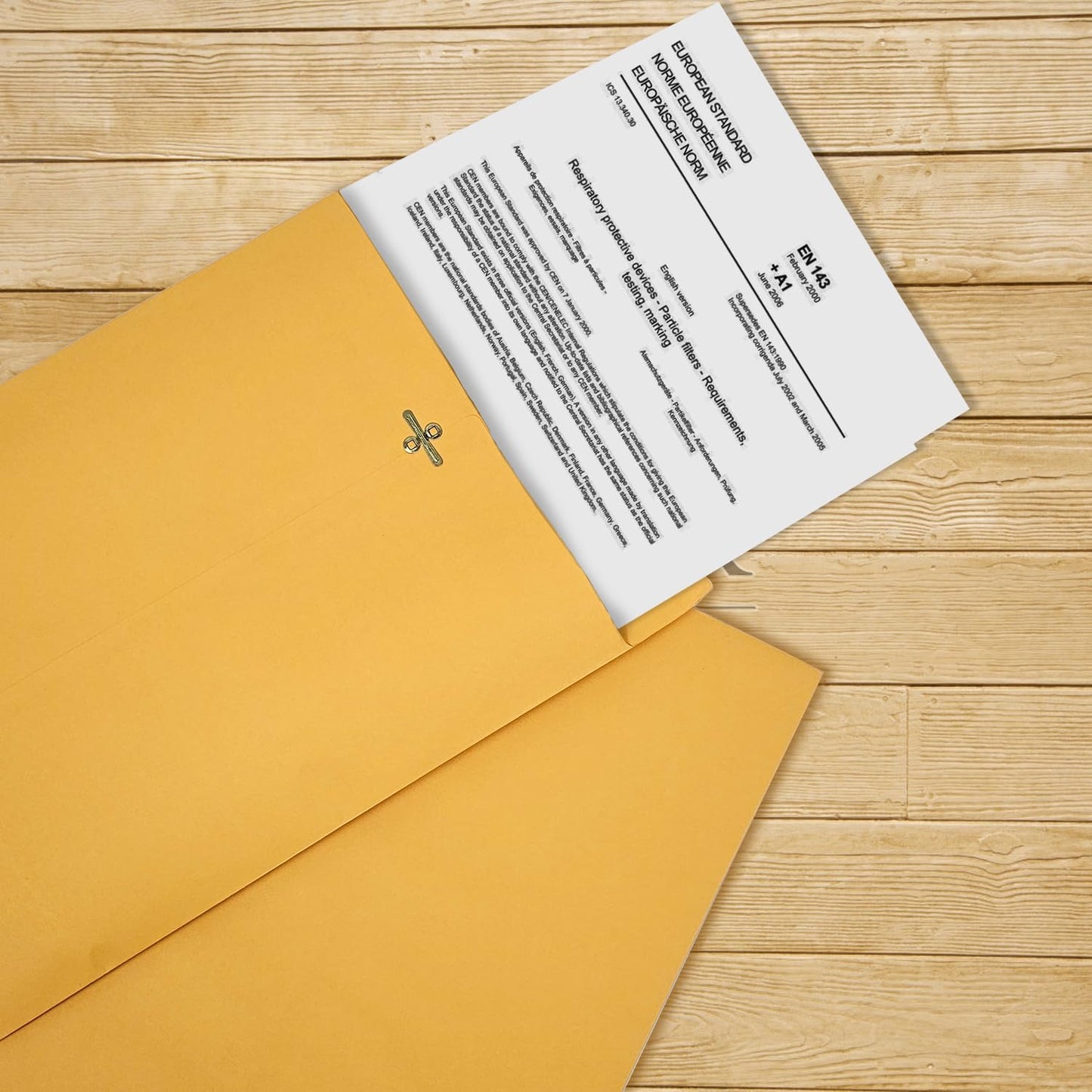 9” x 12” Clasp Envelopes with Gummed Seal Brown Pack of 30