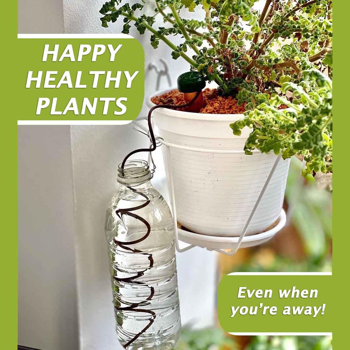 Blumat Classic Self-Watering Stakes - Prevents Overwatering and Underwatering for Healthy Growth While You are Away - Ideal for Indoor Plant Watering, 15 Pack, wo Adapter