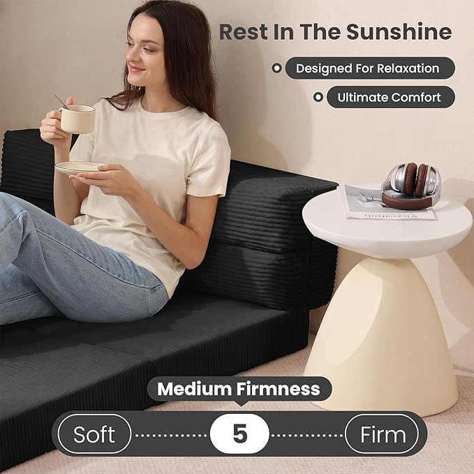 JUIKURY Folding Sofa Bed, Convertible Sleeper Chair