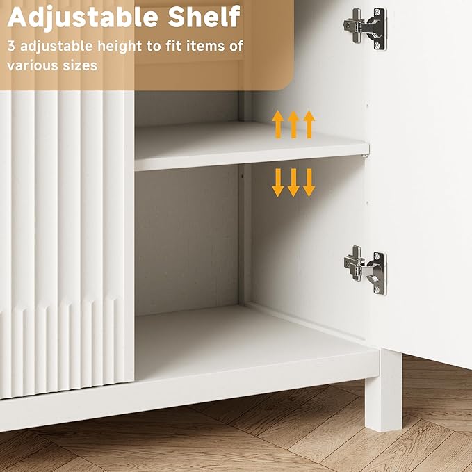 Fatmok Fluted Buffet Cabinet