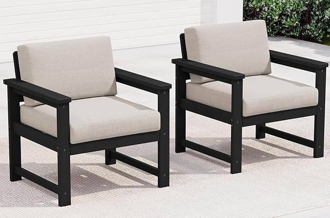 SERWALL 2 Pieces Single Cushioned Sofa Armchair