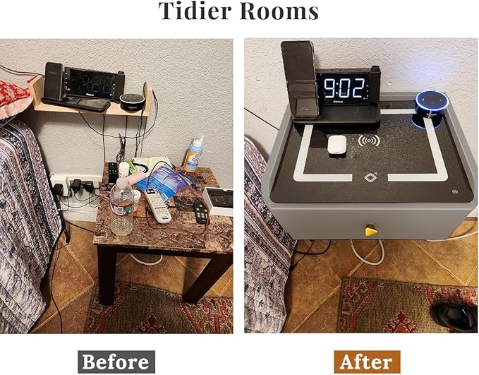 HOMEMORE Floating Nightstand