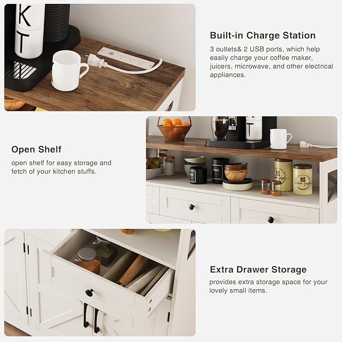 Befrases Farmhouse Buffet Cabinet