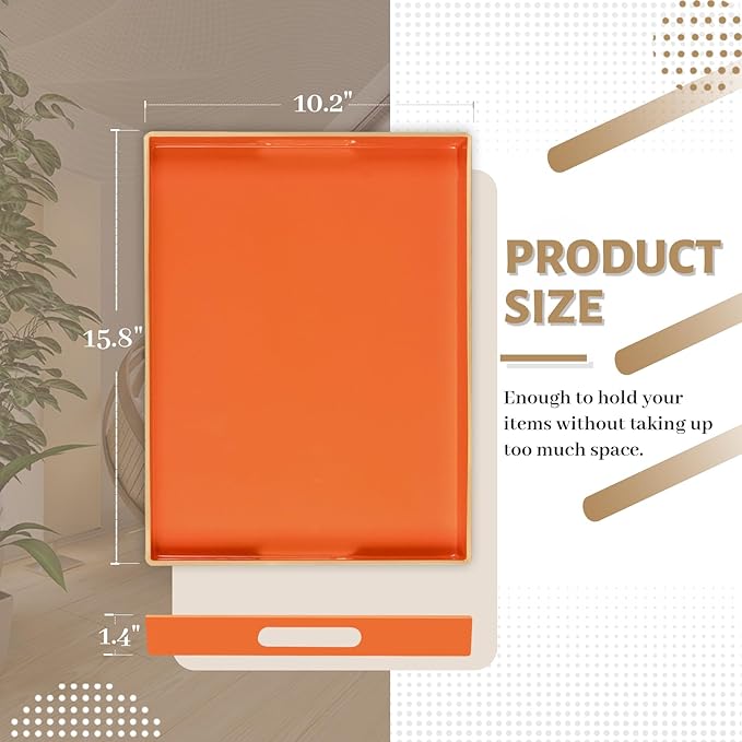 MAONAME Orange Serving Tray