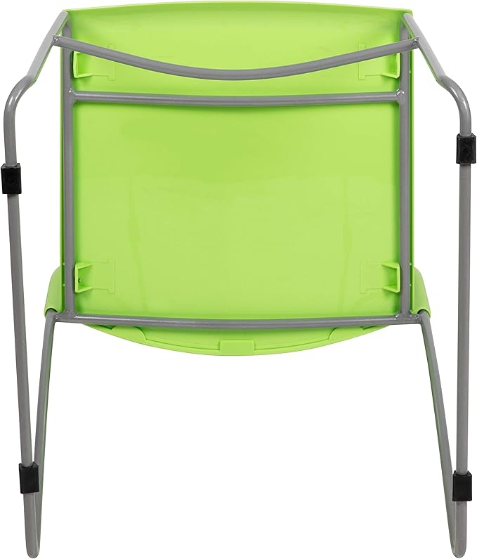 Flash Furniture HERCULES Series 661 lb. Capacity Green Stack Chair