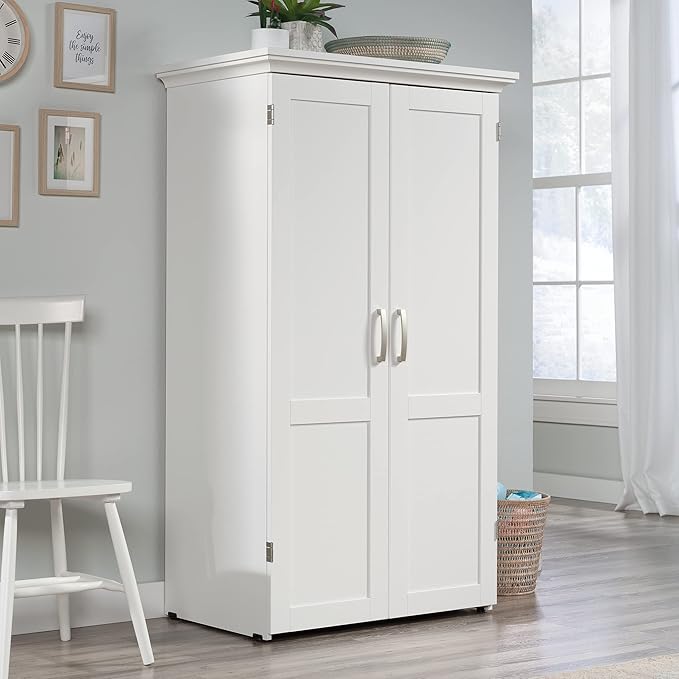 Sauder Miscellaneous Storage Craft & Sewing Armoire, L: 35.11" x W: 21.81" x H: