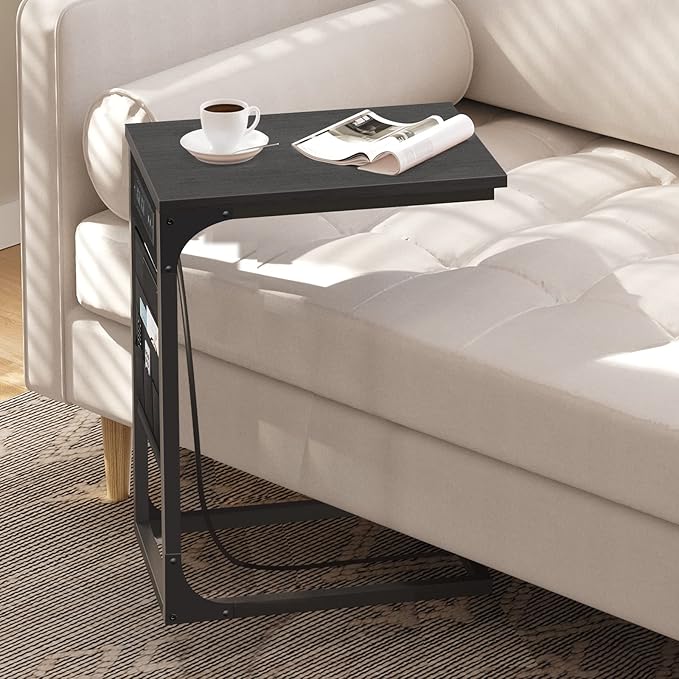 TUTOTAK C Shaped End Table