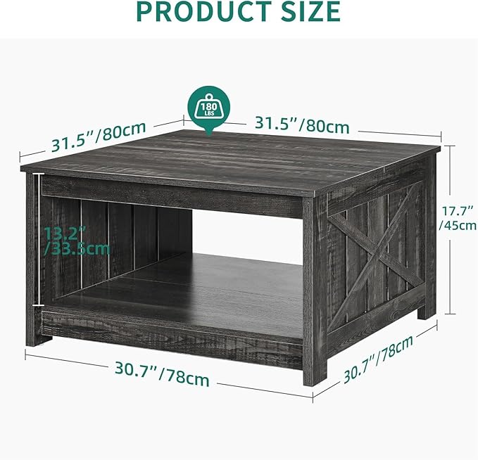 YITAHOME Coffee Tables Farmhouse Coffee Table