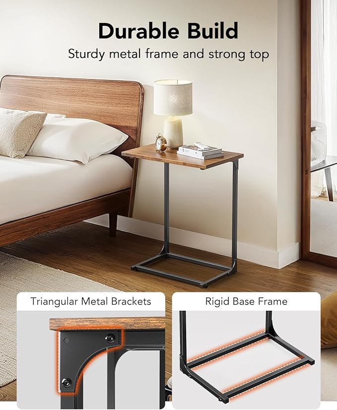 Pipishell C-Shaped Side Table, C Table
