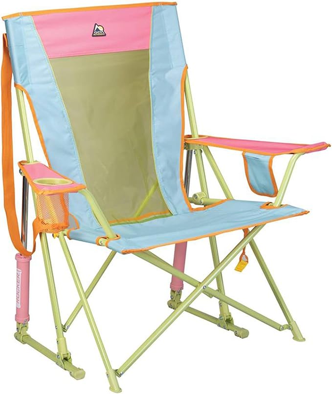 GCI Outdoor Comfort Pro Rocker Camping Chair | Portable Folding Rocking Chair