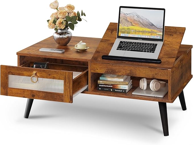 WLIVE Coffee Table, Lift Top Coffee Table