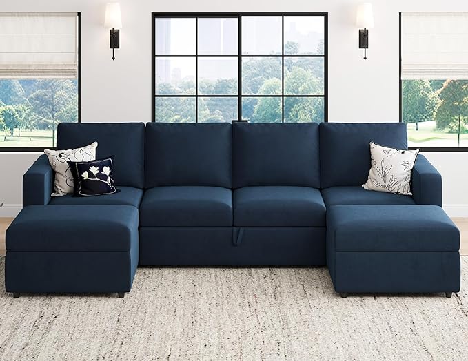 Belffin Modular Sectional Sleeper Sofa Bed