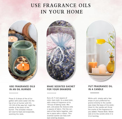 PHATOIL 3.38FL.OZ Guava Fragrance Oils for Aromatherapy, Essential Oils for Diffusers for Home, Perfect for Diffuser, Yoga, Skin Care, DIY Candle and Soap Making - 100ml