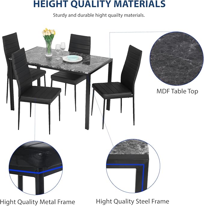 FDW Dining Table Set Dining Room Table Set