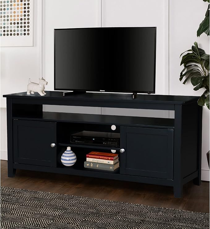 IC INTERNATIONAL CONCEPTS Solid Wood Entertainment/TV Stand